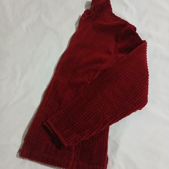 Woolrich Women's Large Cranberry Full-Zip 100% Wide Corduroy Jacket Pockets - Picture 9 of 14